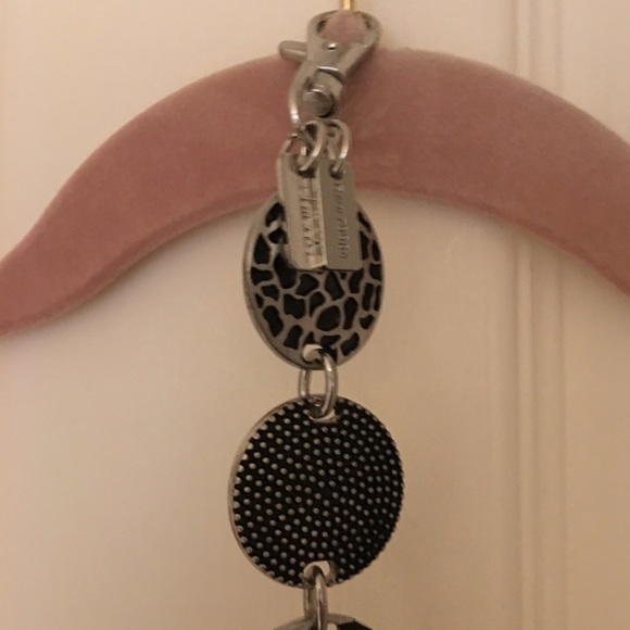 DELETED Chico's Chain Belt Animal Print Silver - Picture 3 of 5